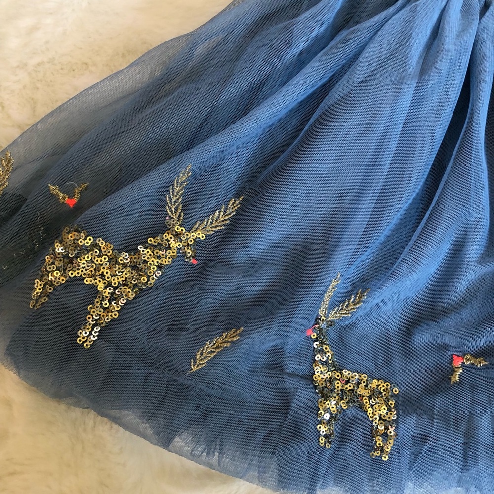 Mini Boden reindeer tulle dress - Picture 11 of 12